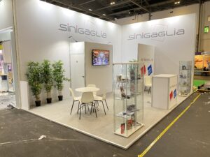 Sinigaglia Exhibition Stand Design and Build. Blueprint Displays